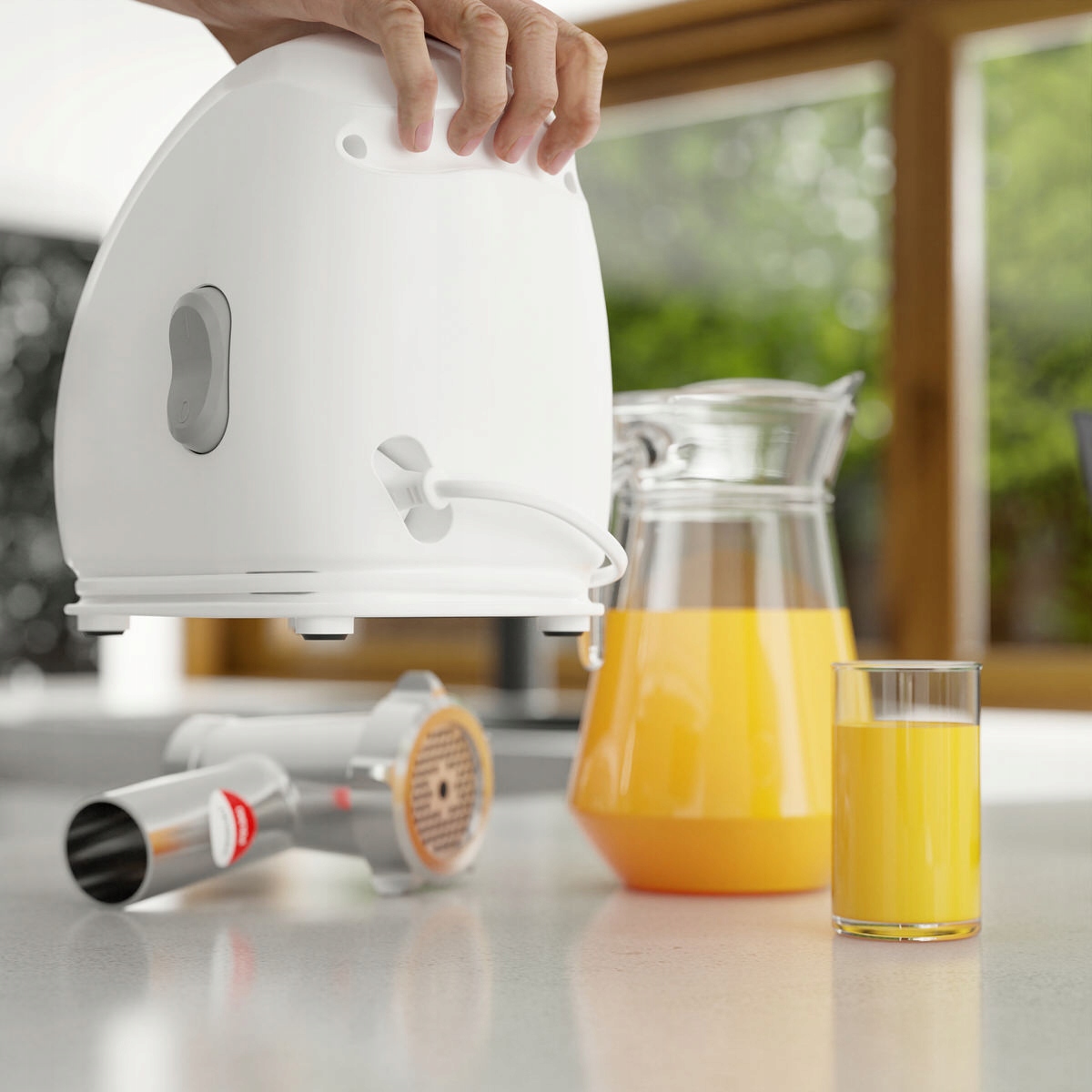 MASZYNKA DO MIELENIA MIĘSA SMAPP 489.8 BIAŁA 2000W Wydajność mielenia 2.5 kg/min