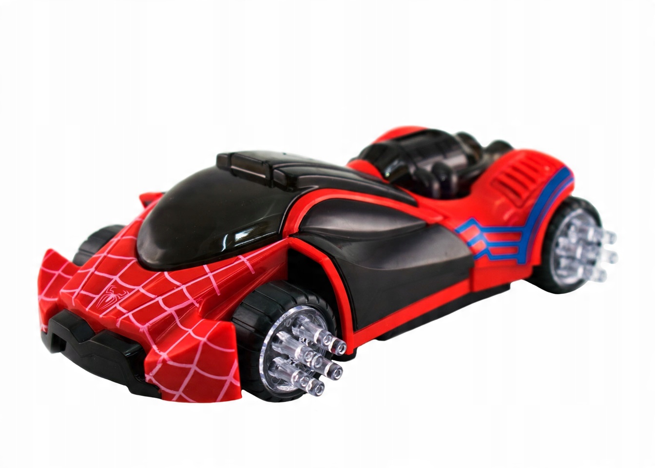 

Auto Spiderman Autko Na Baterie Świeci Jeździ