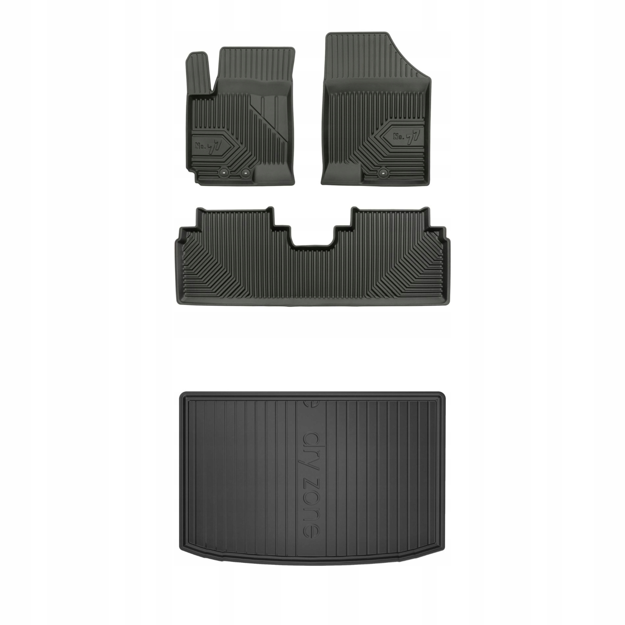 Sada gumových kobercov a rohoží pre Kia Venga 2009-19