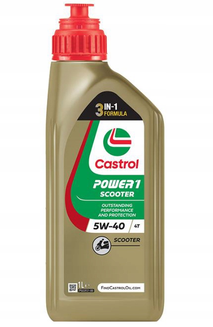 Olej silnikowy Castrol Power 1 Scooter 4T 1L 5W-40