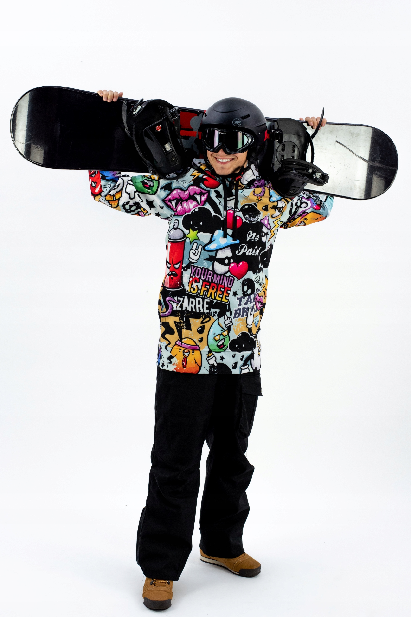 Męska Bluza Snowboardowa Graffiti Bizarre 2XL Marka inna