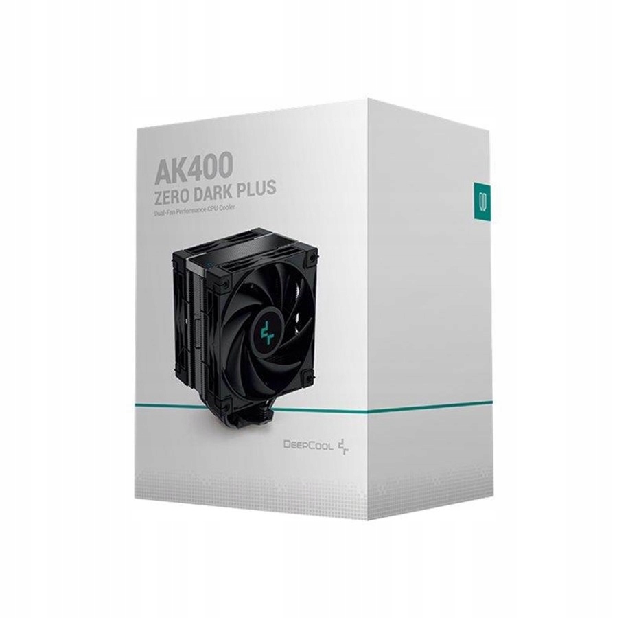 Deepcool chladič AK400 Zero Dark Plus 2x 120mm fan 4x heatpipes Pwm