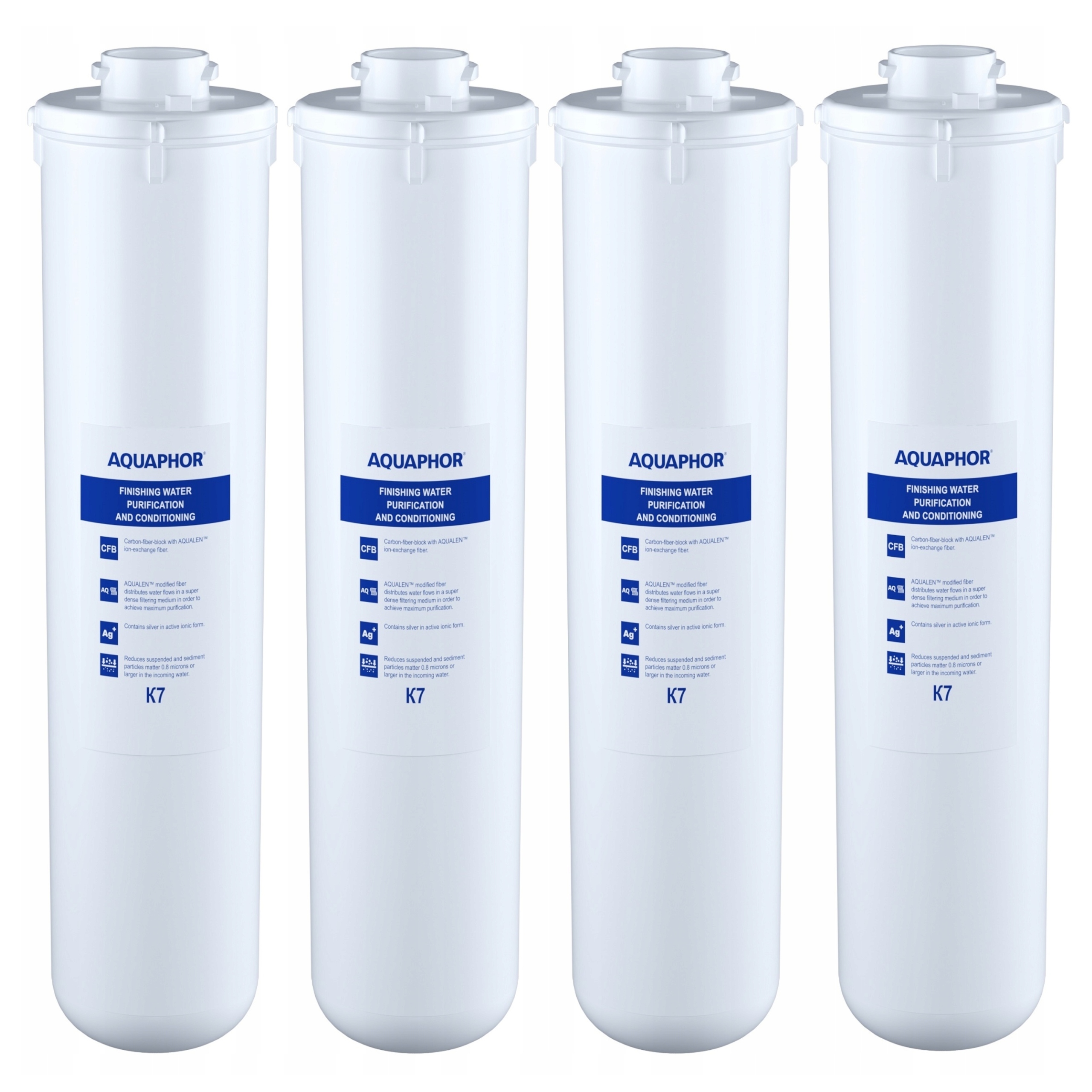 Aquaphor K7 Sada 4 filtračních vložek, vysoká účinnost