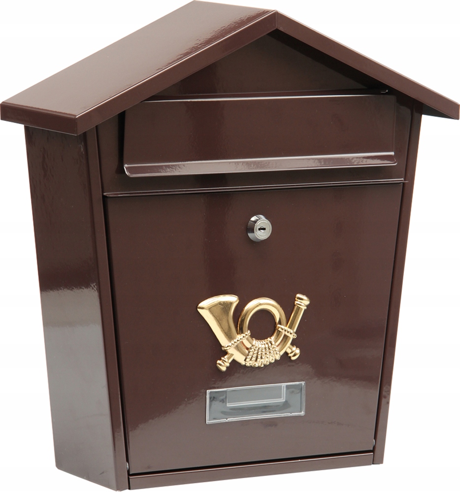 

Skrzynka Pocztowa Na Listy 380x320x105mm Brązowa