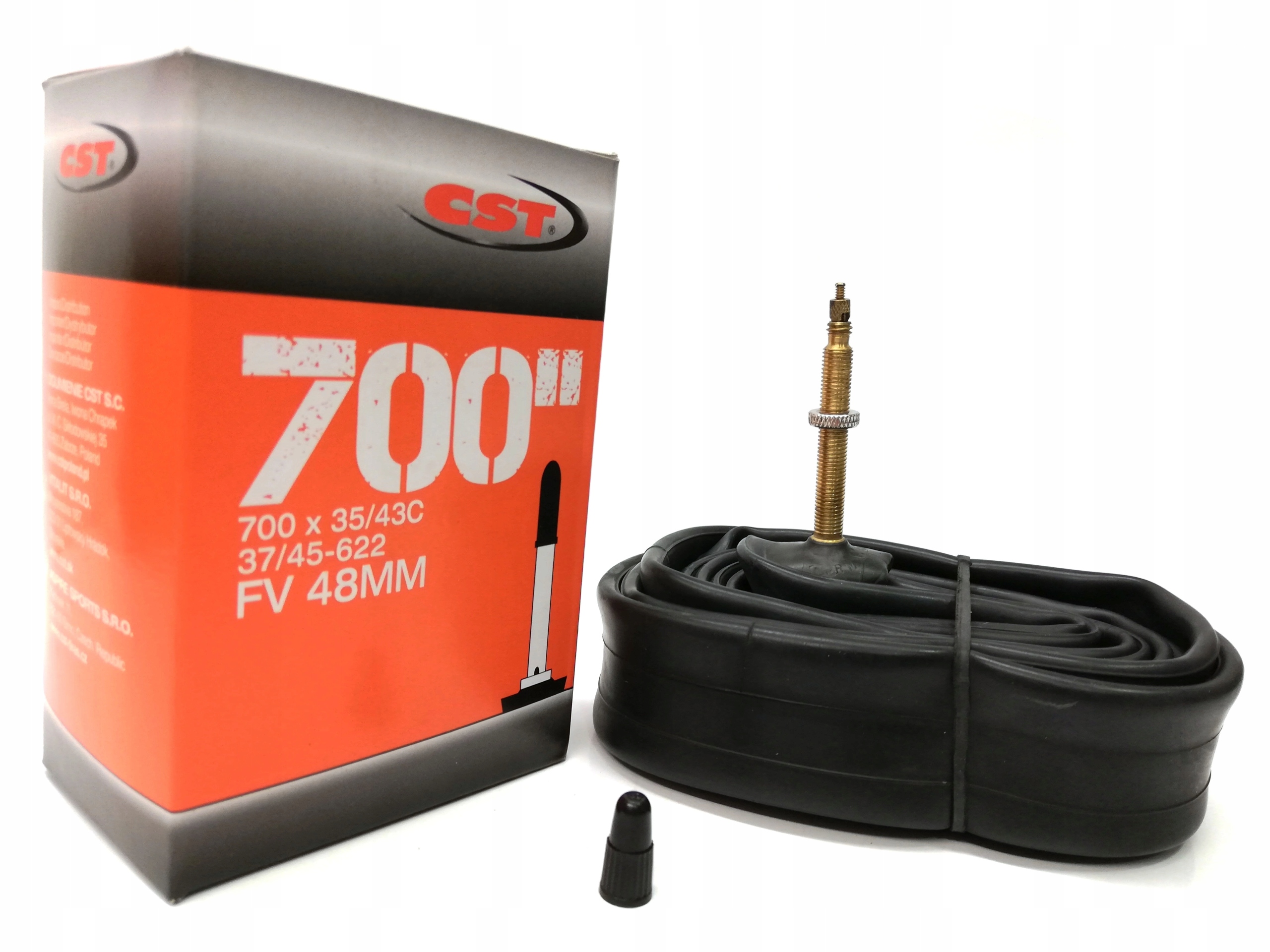 

Dętka Cst 700x35/43 (Presta) 48mm TB-CS099