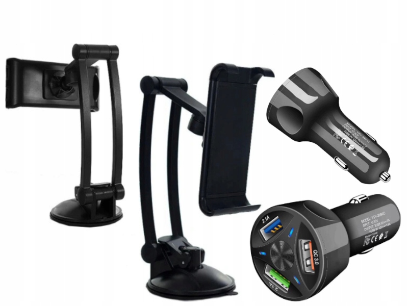 Hliníkový Držák 2V1 Na Tablet Usb Nabíječka