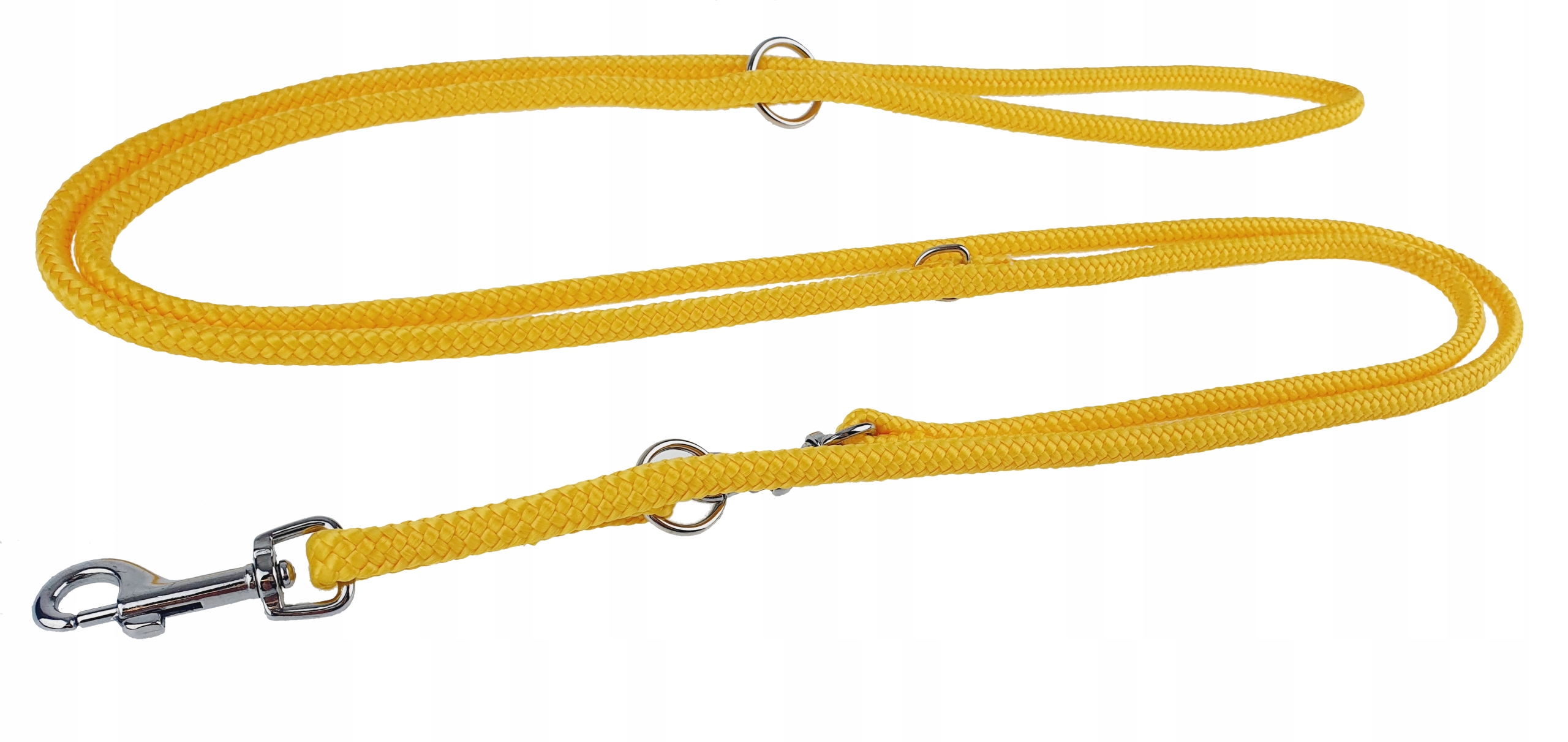 Levně Champion Vodítko pro psa Šňůra Nastavitelná 4 m/0,6 cm Žlutá Medová