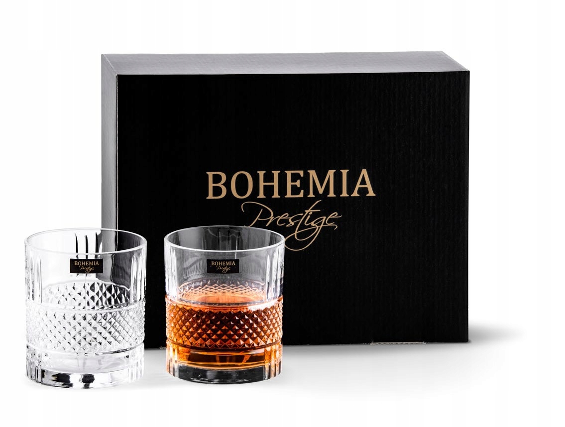 

Bohemia Elegante Szklanki Kryształ Do Whisky 340ML