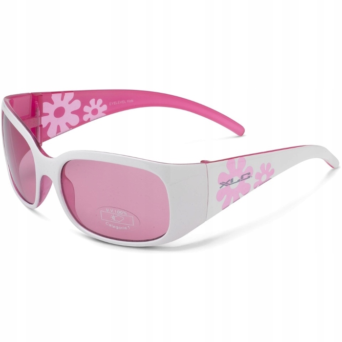 

Okulary rowerowe XLC SG-K01 Maui biało różowe