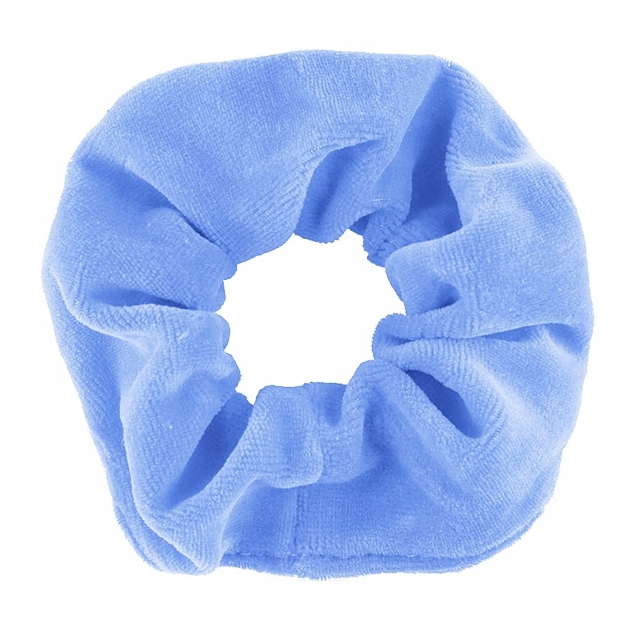 

Gumka do włosów duża Scrunchie Błękitna