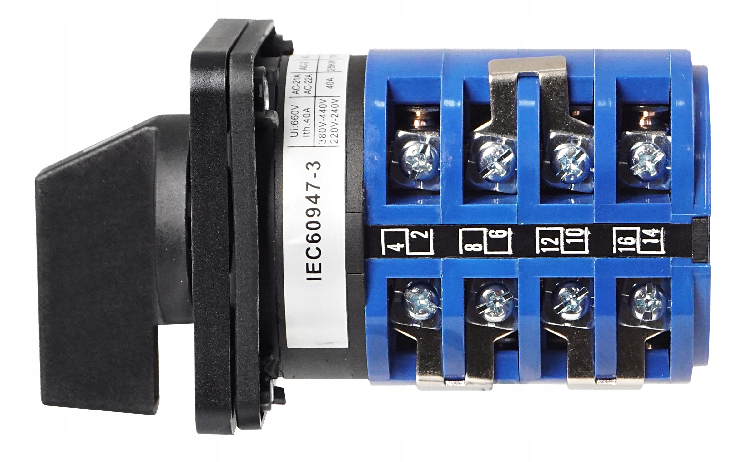 ŁĄCZNIK KRZYWKOWY 40A 3F TABLICOWY GWIAZDA TRÓJKĄT Marka Adelid