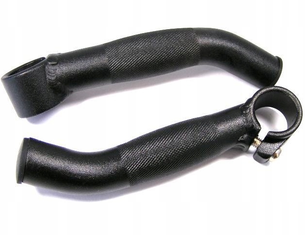 Rogi rowerowe 130mm aluminiowe długie czarne