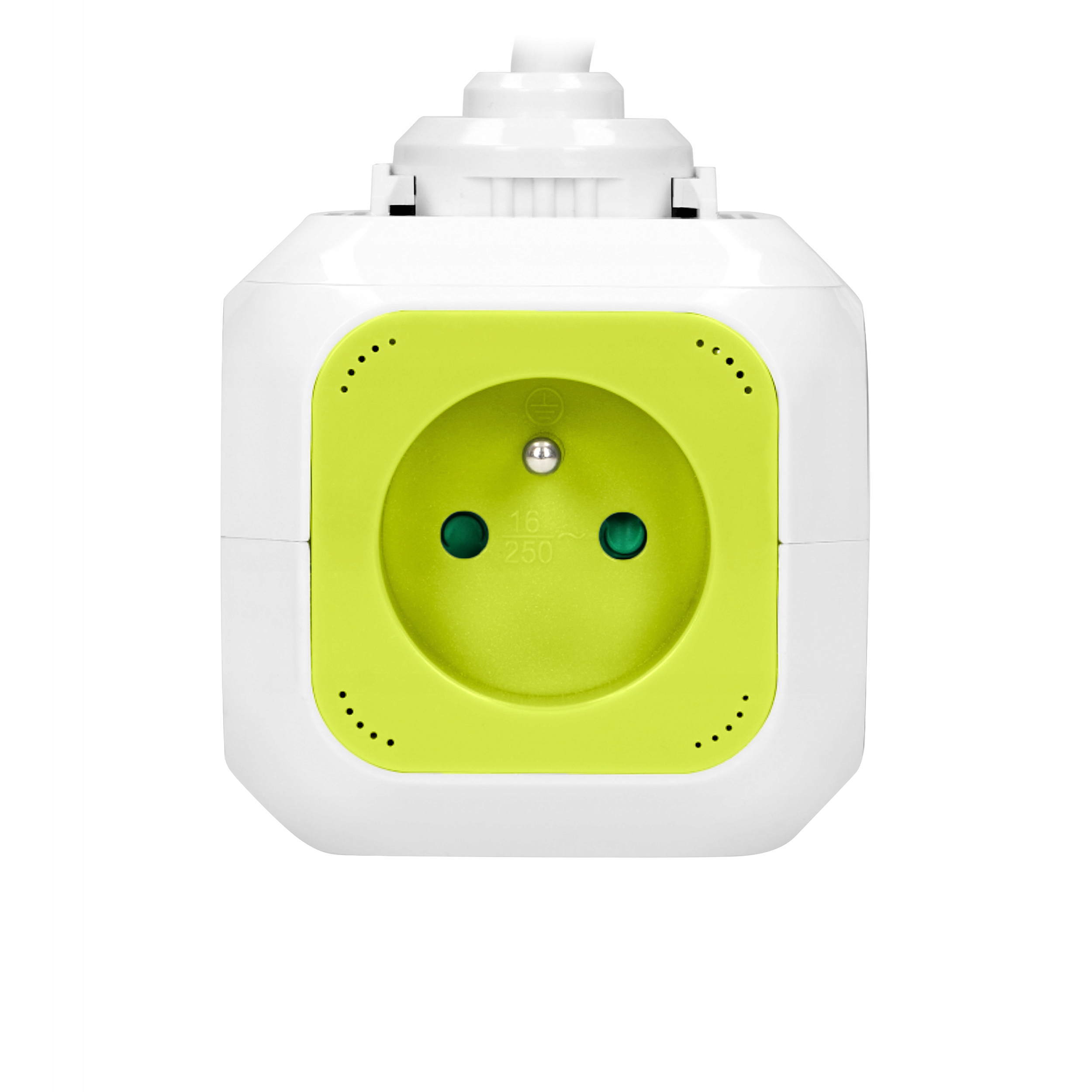 Przedłużacz biurkowy listwa kostka 2xUSB 1,4 m Typ listwowy