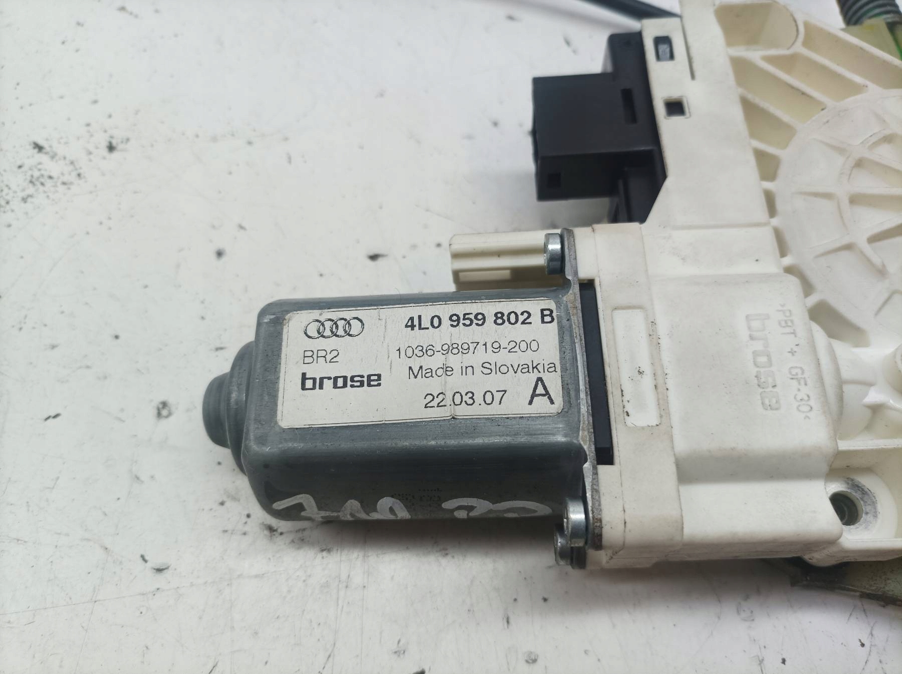 mechanism windows right front EU 4L 4L0959802B Audi Q7 and (2005-2015)