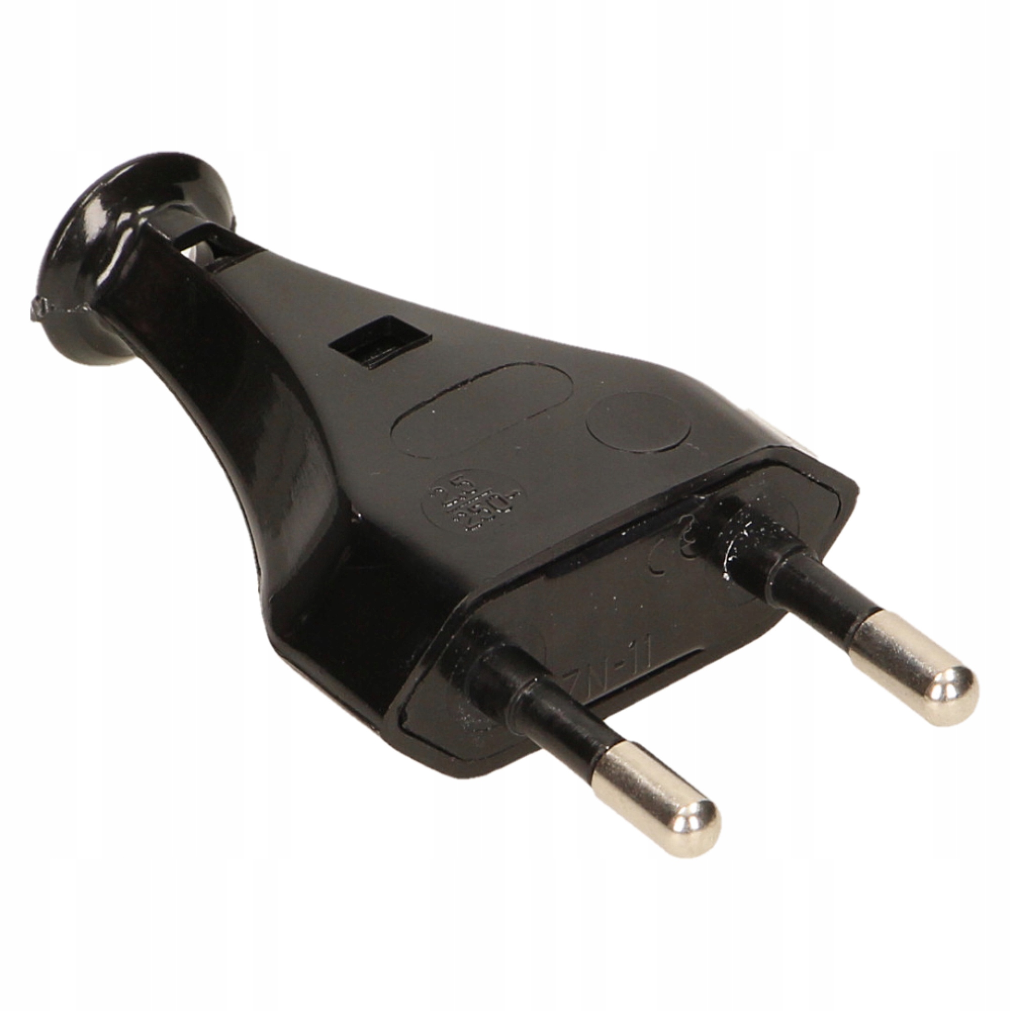 PLASTROL WTYCZKA PŁASKA 2,5A 230V CZARNA ZN-11