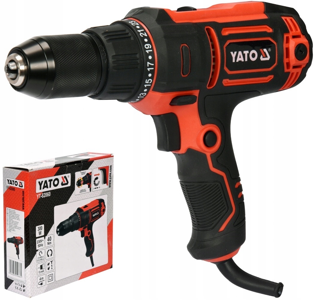 

Wiertarko Wkrętarka 300W sieciowa Yato YT-82060