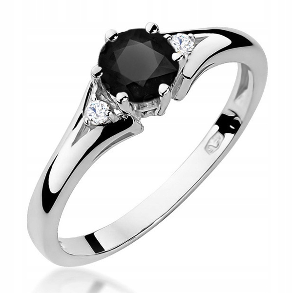 Zlatý Prstýnek PR585 Briliant 0,50 ct