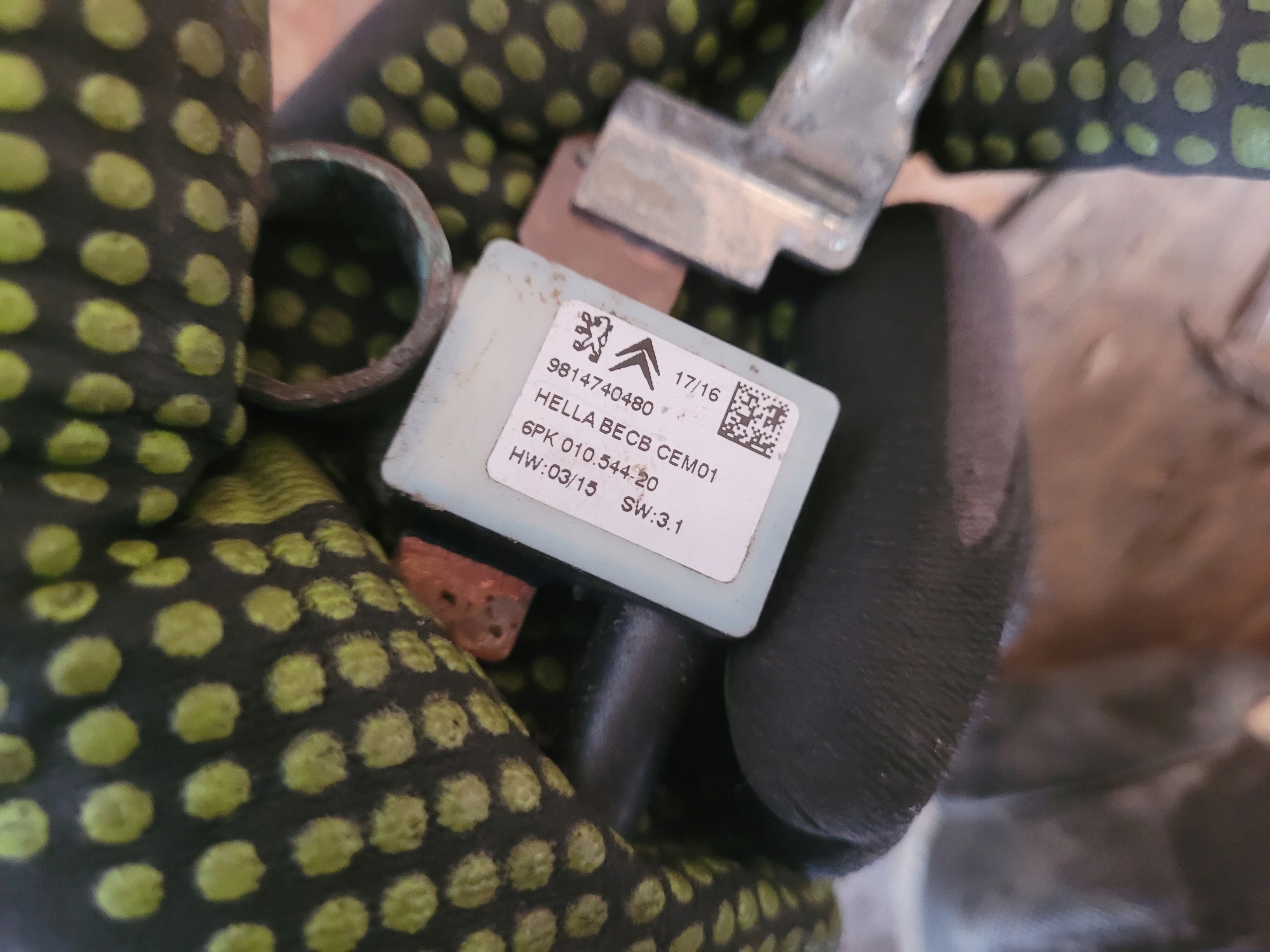 Batteriemanagement Sensor PSA 9814740480