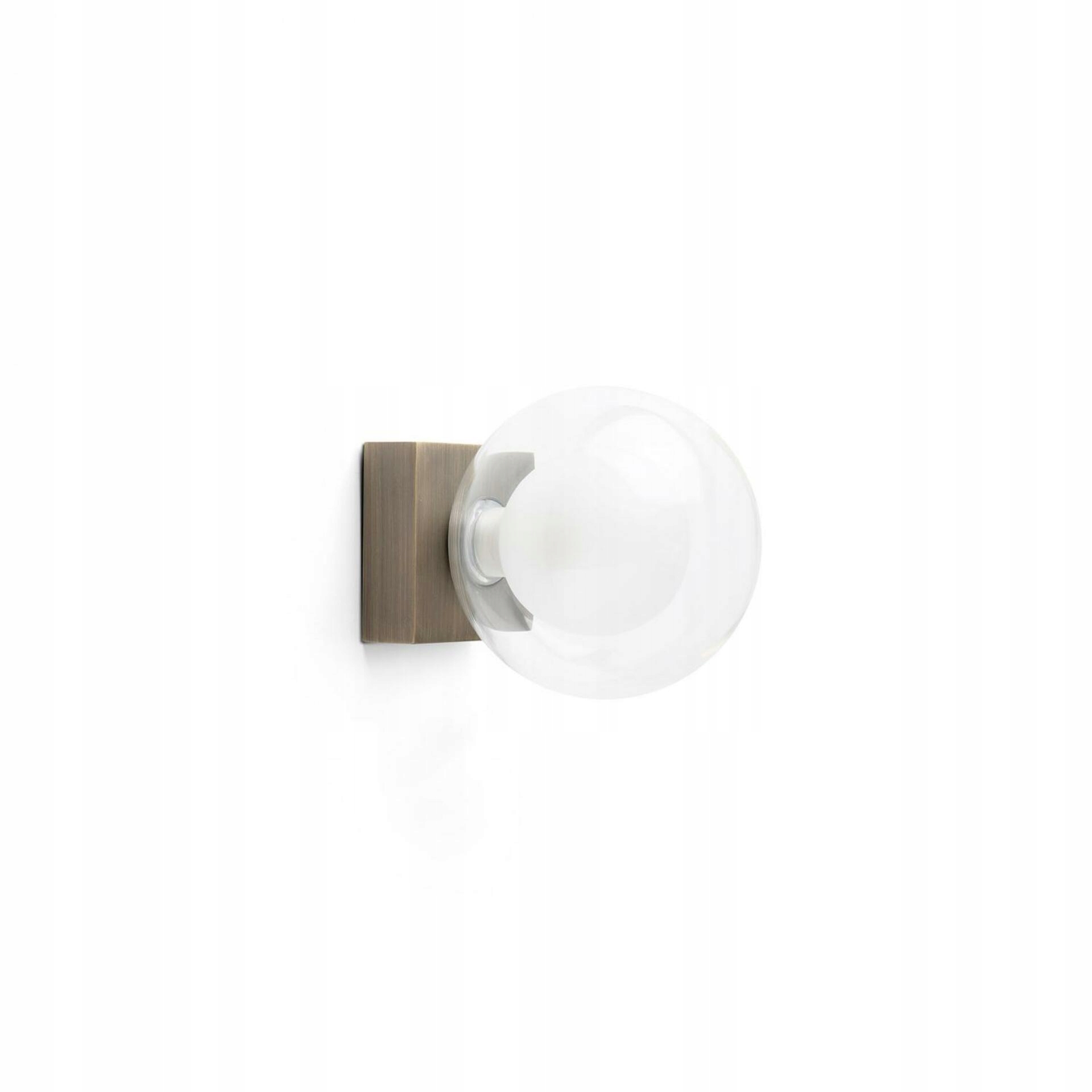 Nástenná lampa Faro Perla, bronzová, IP44, G9, 115x155 mm, moderný design