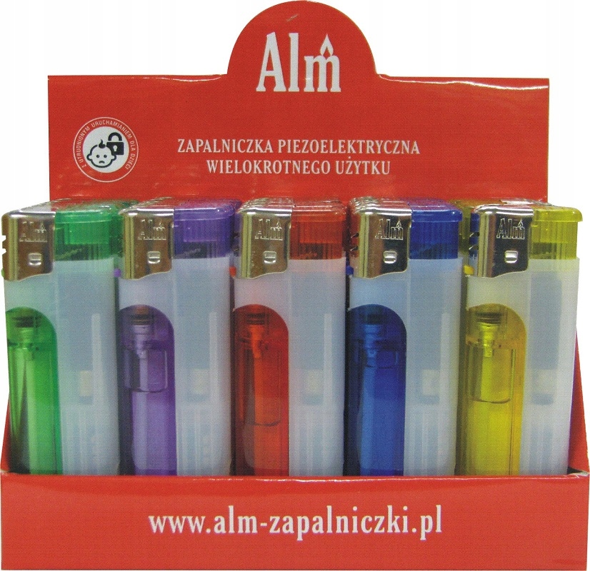 

Alm Zapalniczka Piezoelektryczna z Diodą Led