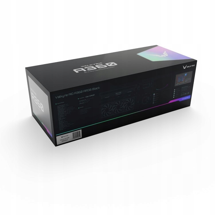 VALKYRIE A360 chłodzenie wodne AIO CPU Czarny — 6