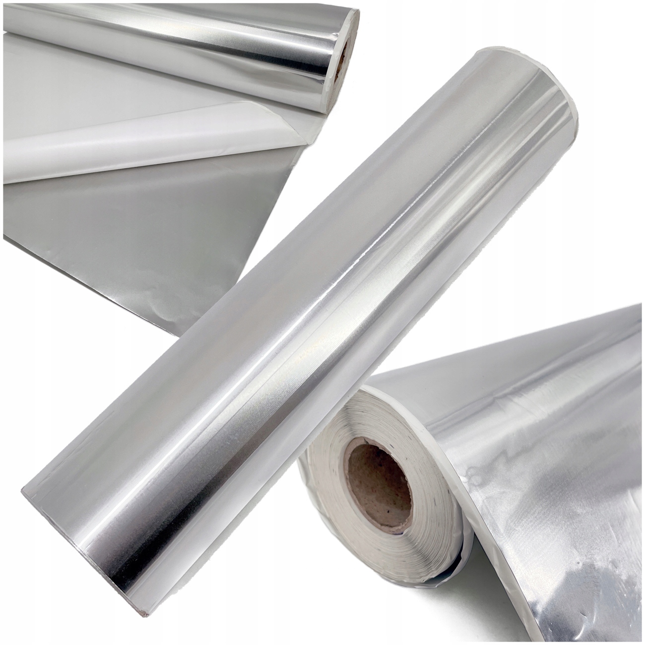 Folia aluminiowa samoprzylepna gruba 0,5x1 m