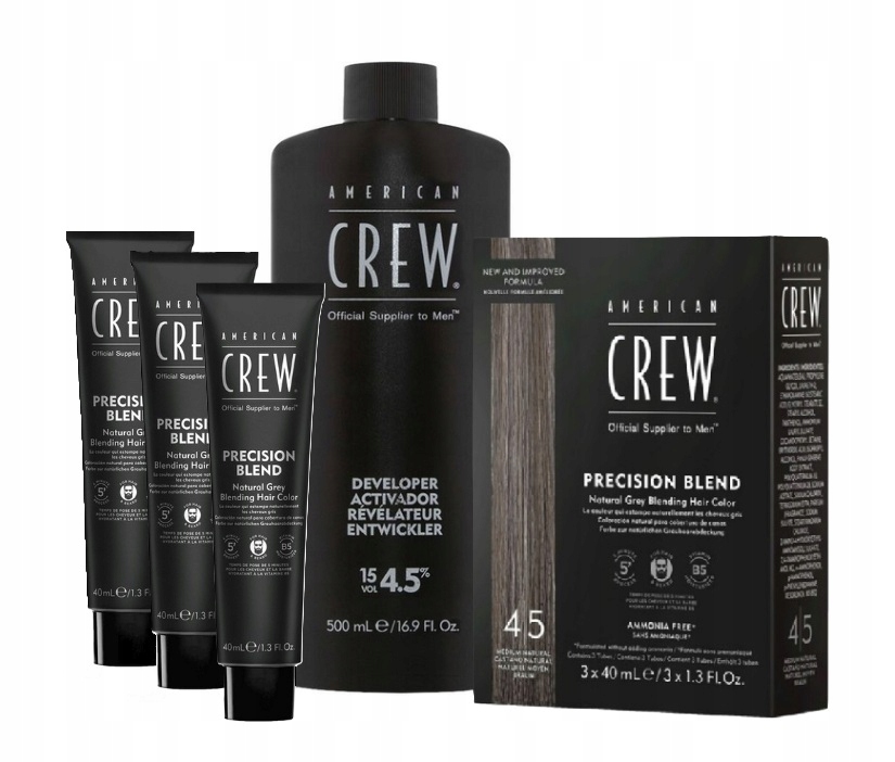 Precision Blend 4–5 Medium Natural + Developer 4,5% — zestaw do koloryzacji