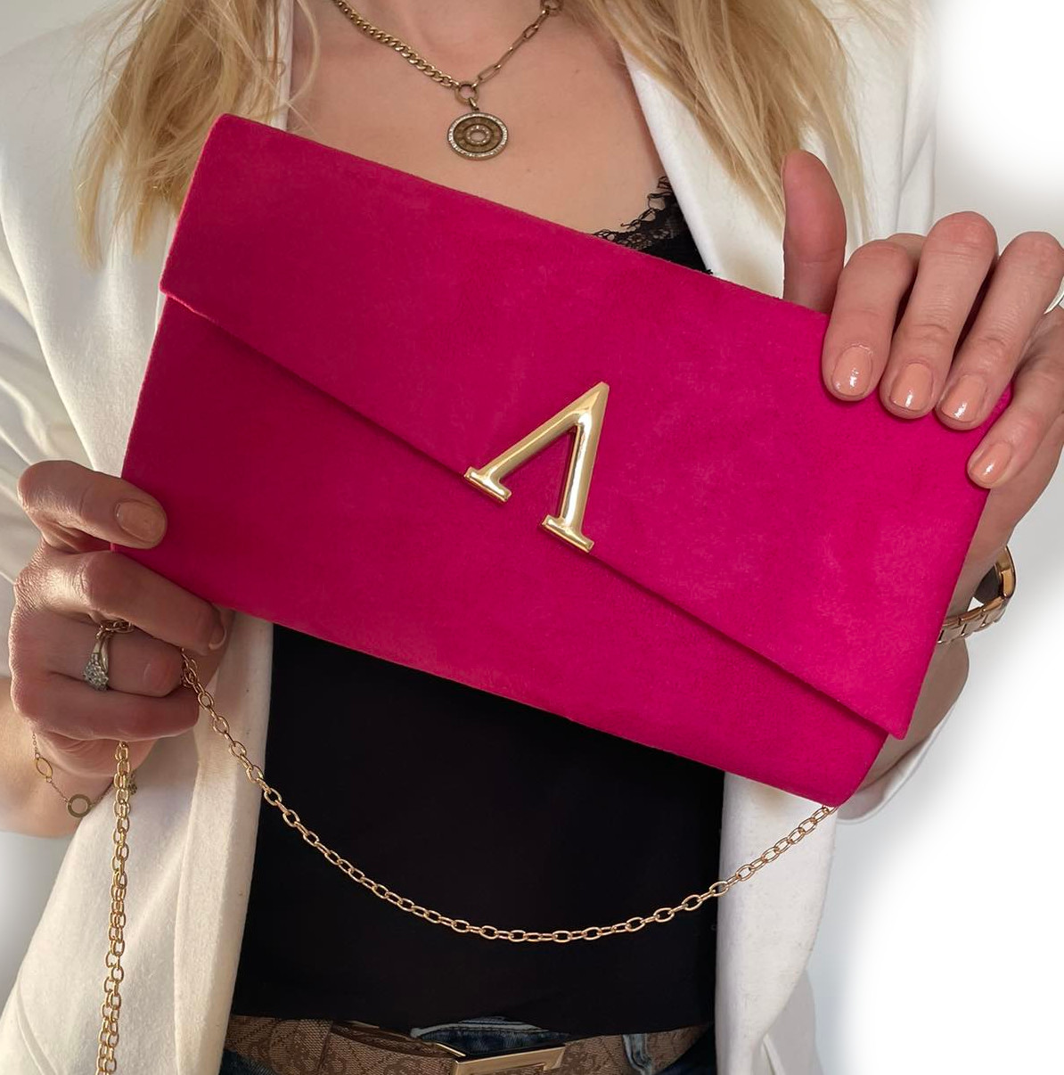 ZJAWISKOWA ZAMSZOWA TOREBKA KOPERTÓWKA FUKSJA