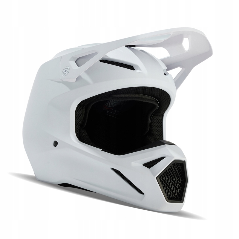 Prilba Fox V1 Solid Matte White XXL