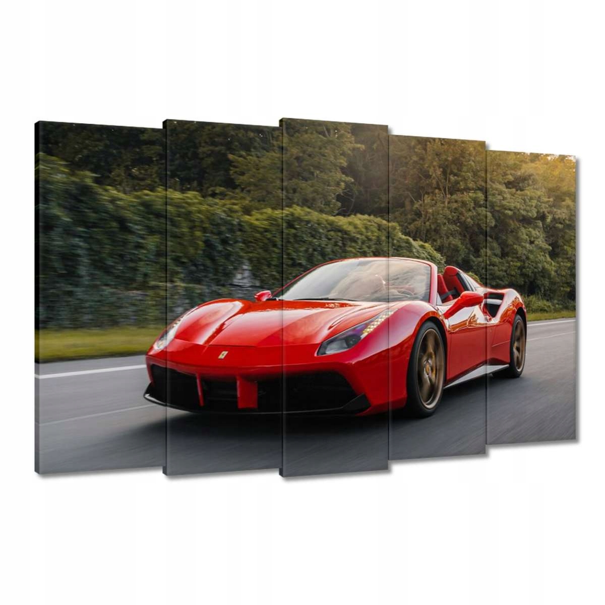 Obrazy 150x95 Červené Ferrari Cesta