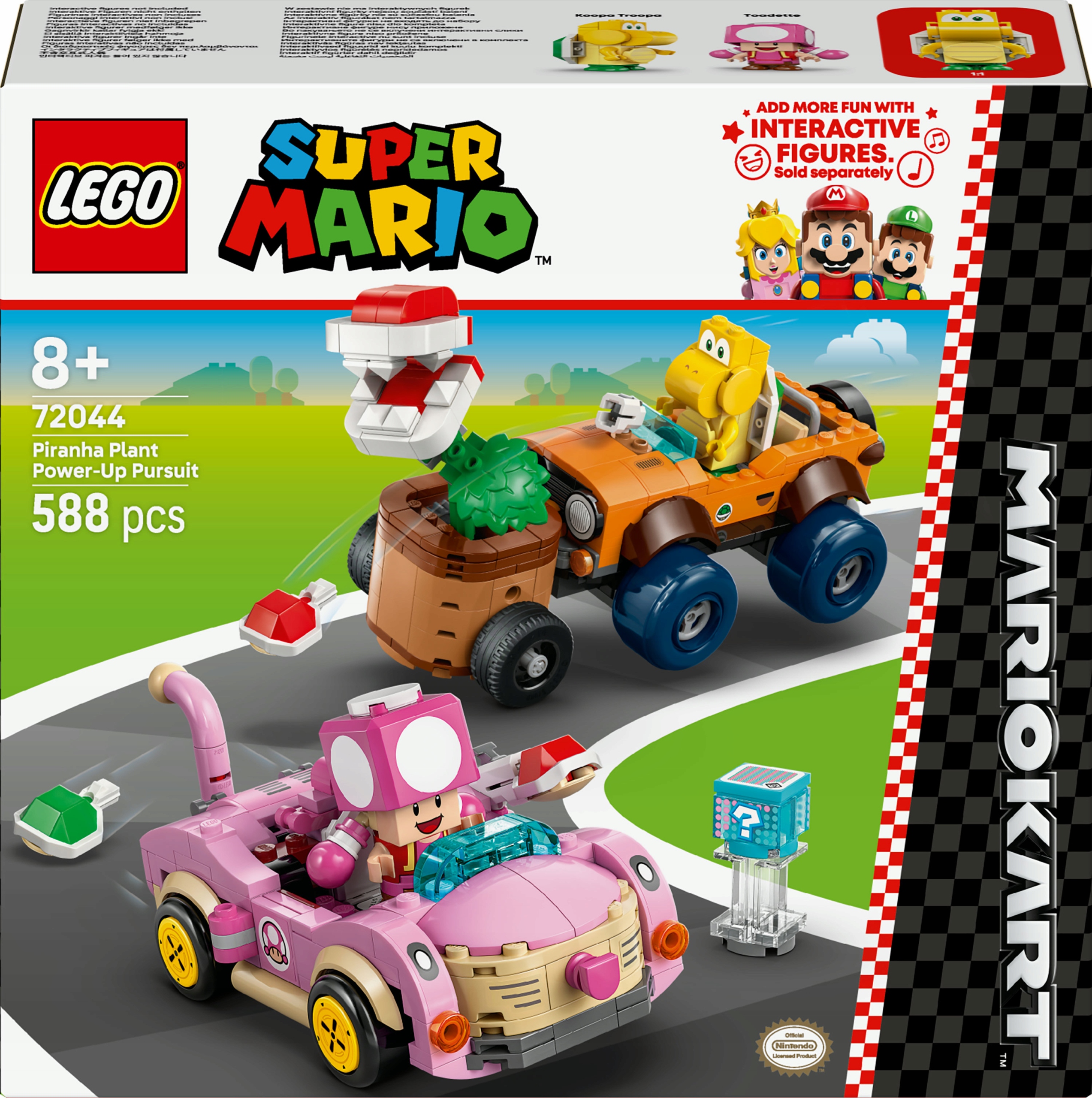 Lego Mario: Mario Kart Piranha Plant i pogoń za ulepszeniami 72044