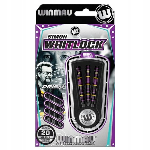 WINMAU Darty Simon Whitlock 85% Pro 18g 20g Zestaw Profesjonalny 3 Sztuki — miniatura 4