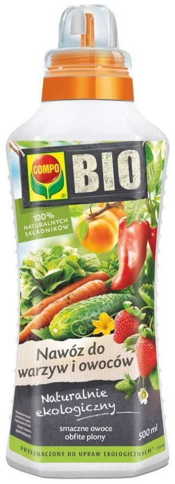 

Nawóz Bio do warzyw i owoców Compo 500 ml