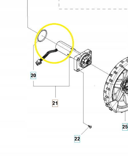 Motorová sada automower 420 Husqvarna Originál