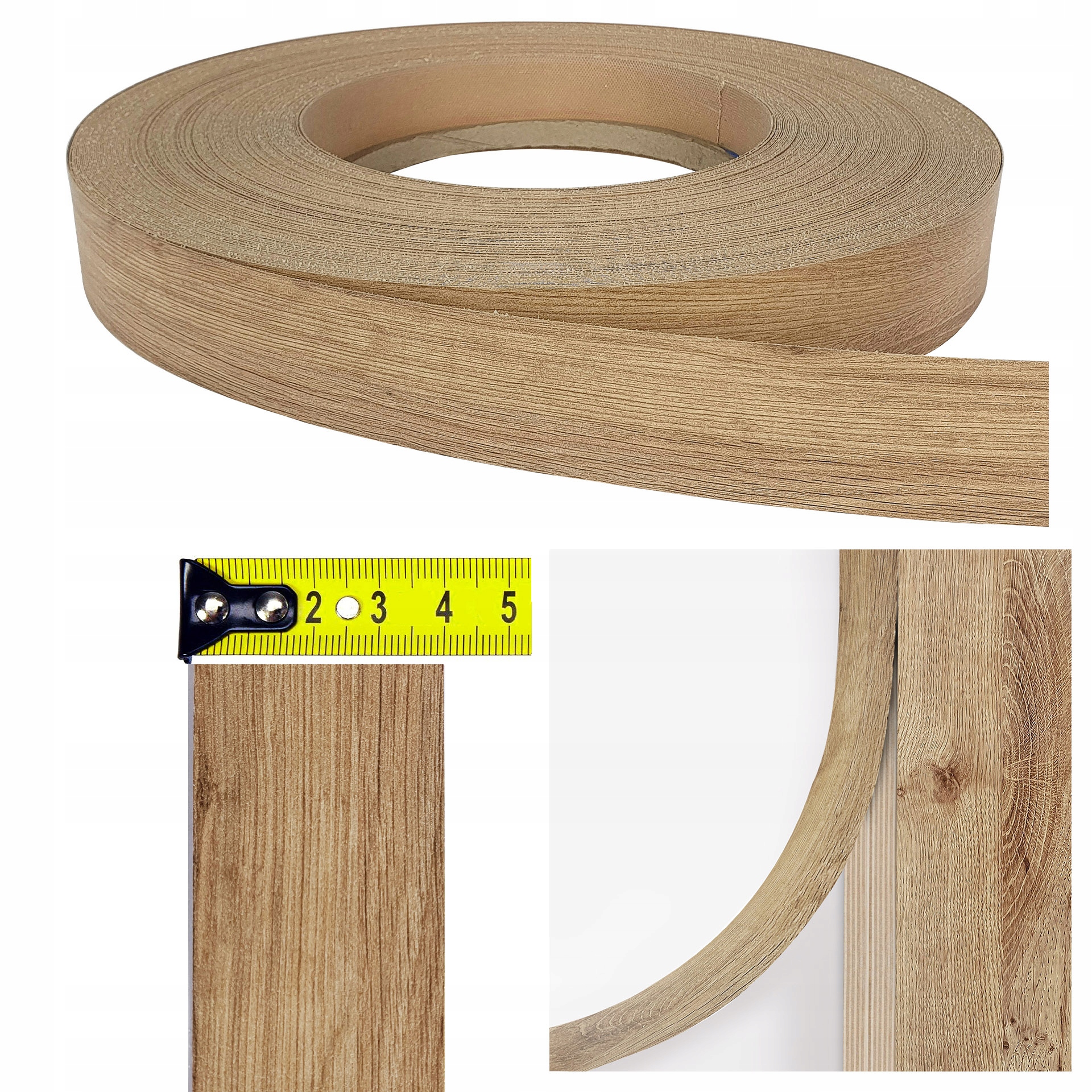 

Obrzeże Fornir Dąb Dziki Na Meble Blat Stół 40mm