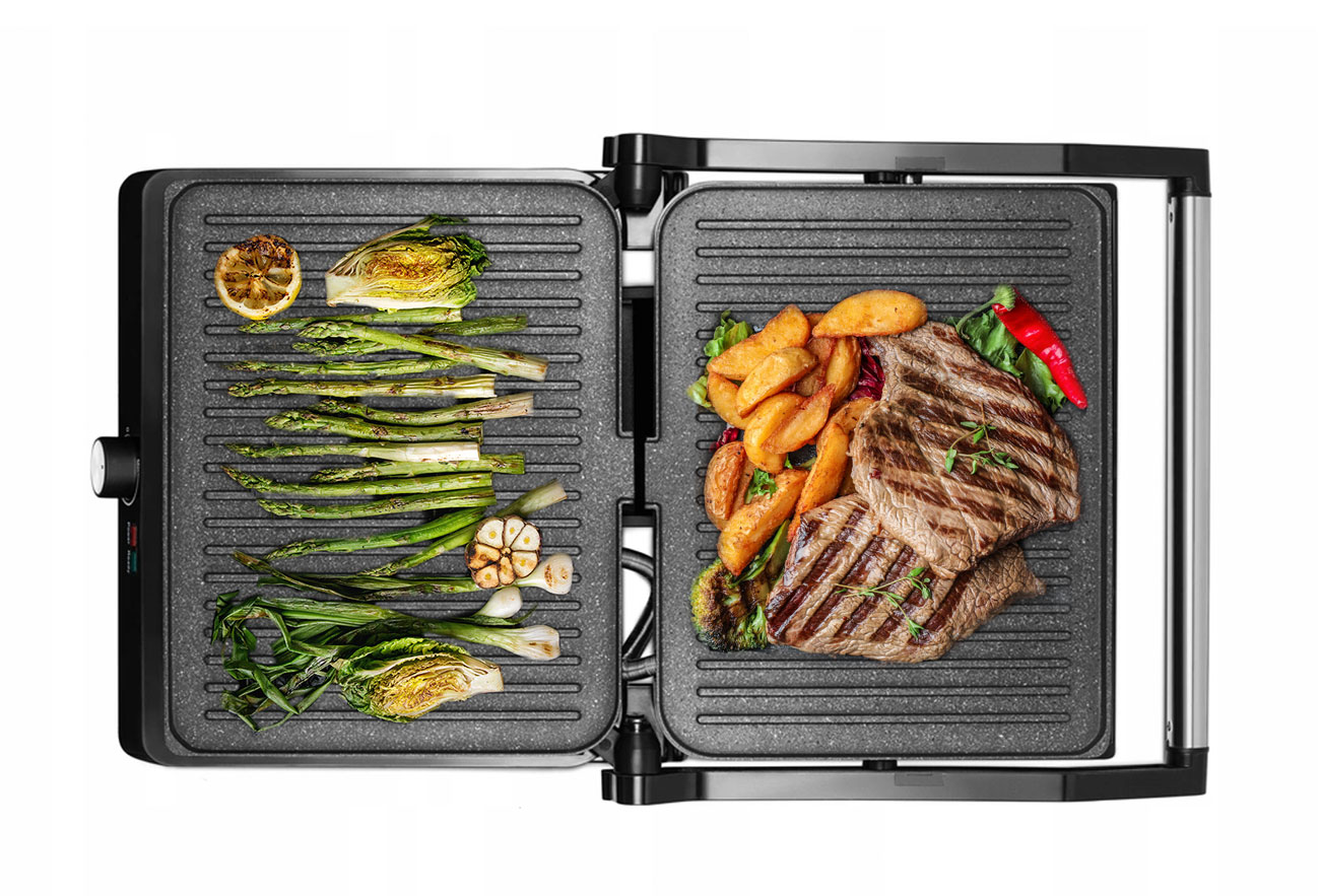 

Grill elektryczny rozkładany 2200W opiekacz Mozano