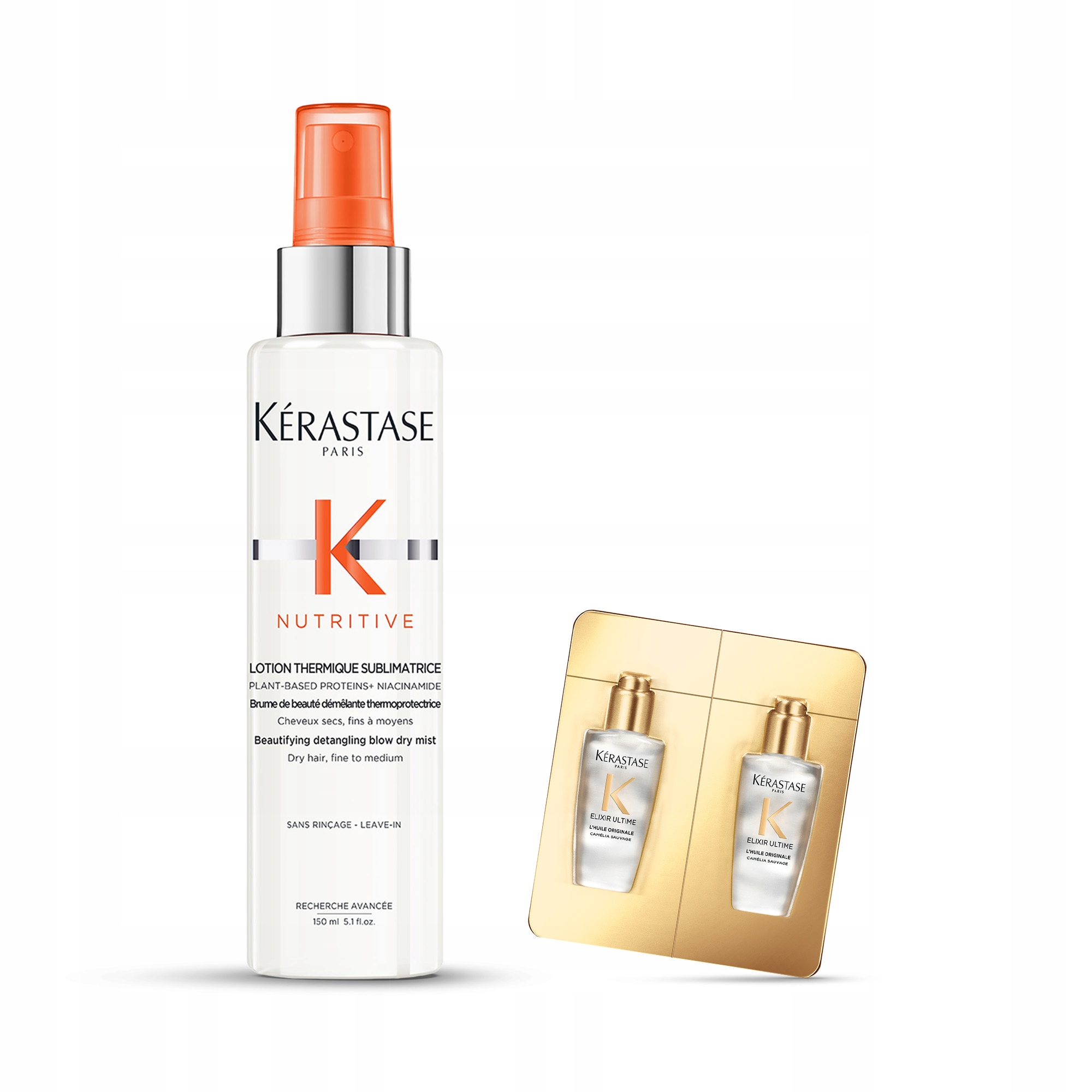 Kérastase Nutritive Nawilżająca Mgiełka Termiczna Stylizacja 150ml +Prezent