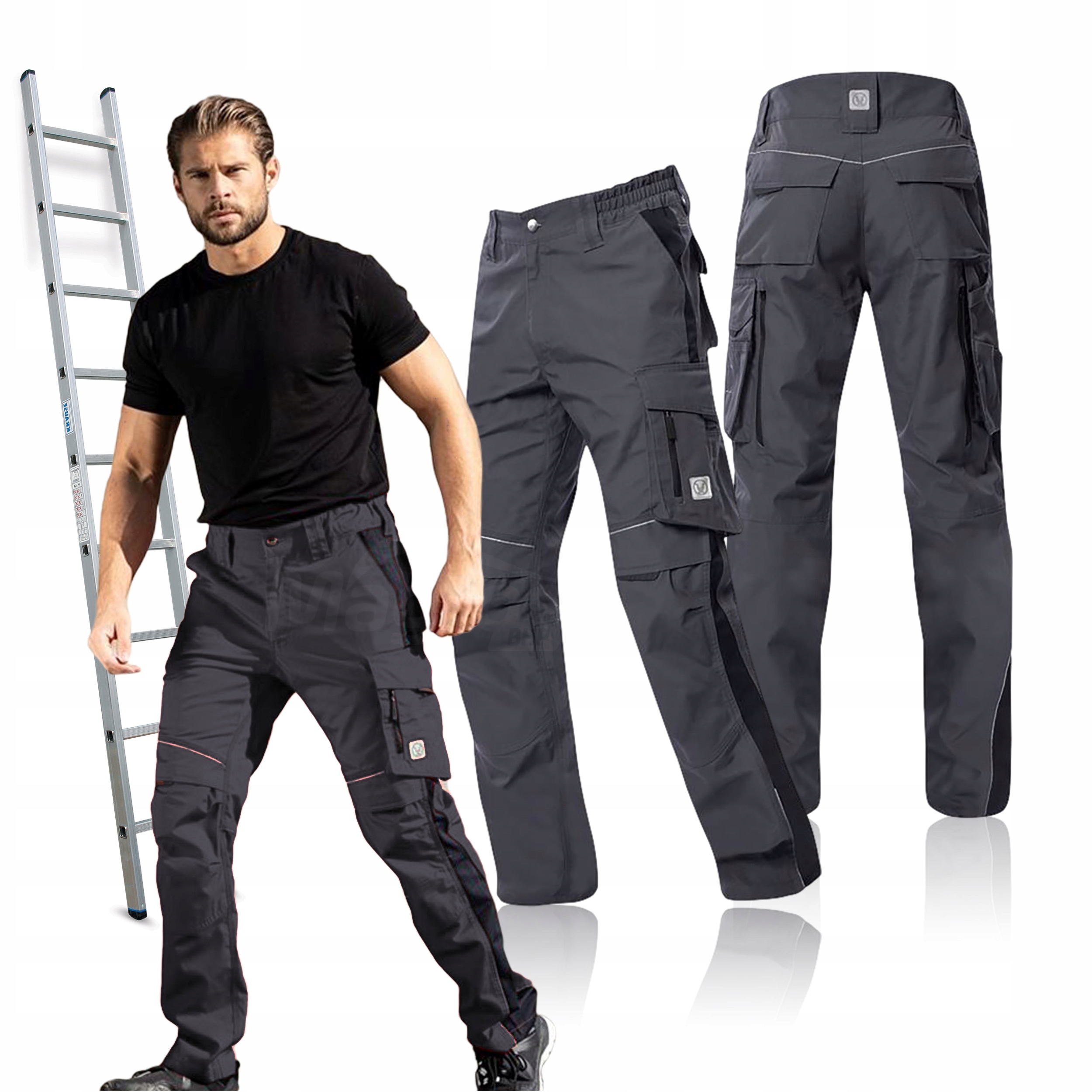Elastické pracovní kalhoty Stretch do pasu Módní pánské Bozp Ardon Urban+ 64