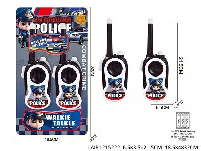 WALKIE TALKIE DZIECIĘCE NIEBIESKA KRÓTKOFALÓWKA ŁOKI TOKI ZASIĘG 300 M