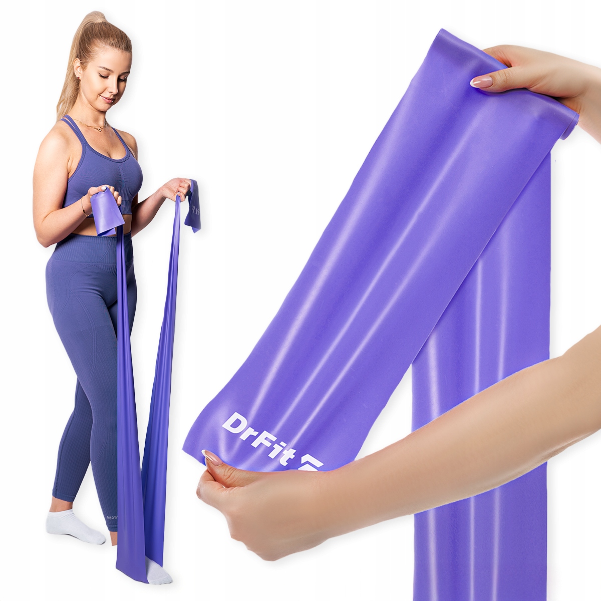 Taśma rehabilitacyjna guma lateksowa oporowa 5,4kg