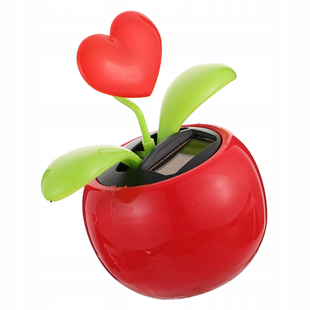 DEKORACYJNA DESKA SAMOCHODU SŁONECZNA BONSAI W KSZTAŁCIE SERCA