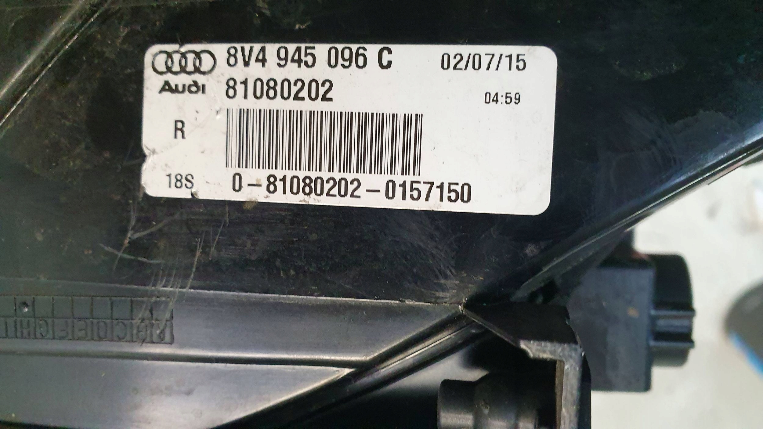 light rear part right AUDI A3 8V4945096C SPORTBACK II 13