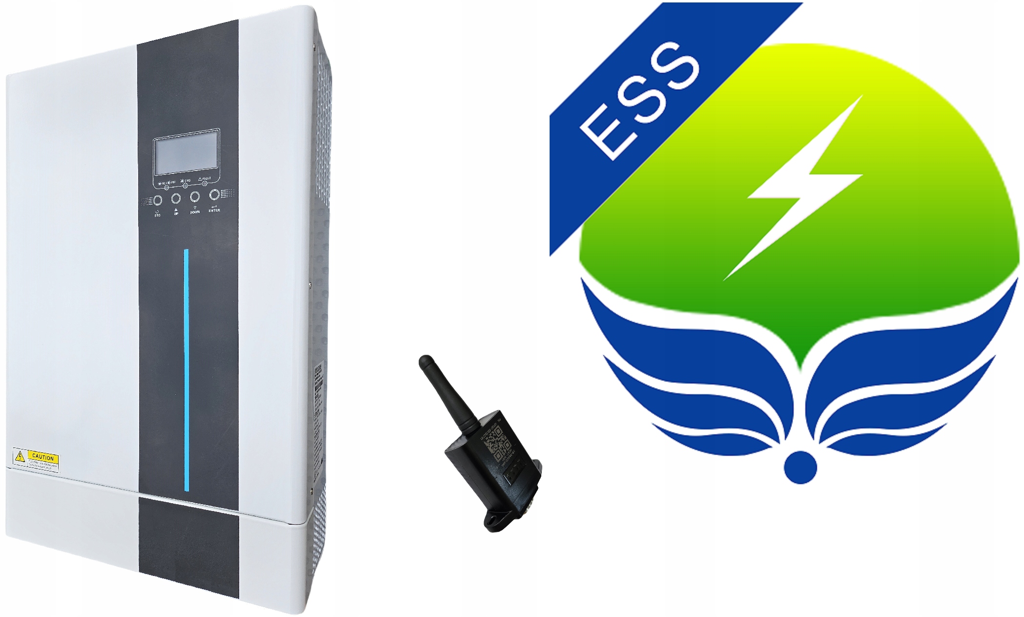 New Inwerter Off-Grid 5500W 5,5KW 48V 120A Ups WiFi 3-FAZ 1-FAZ Sideon