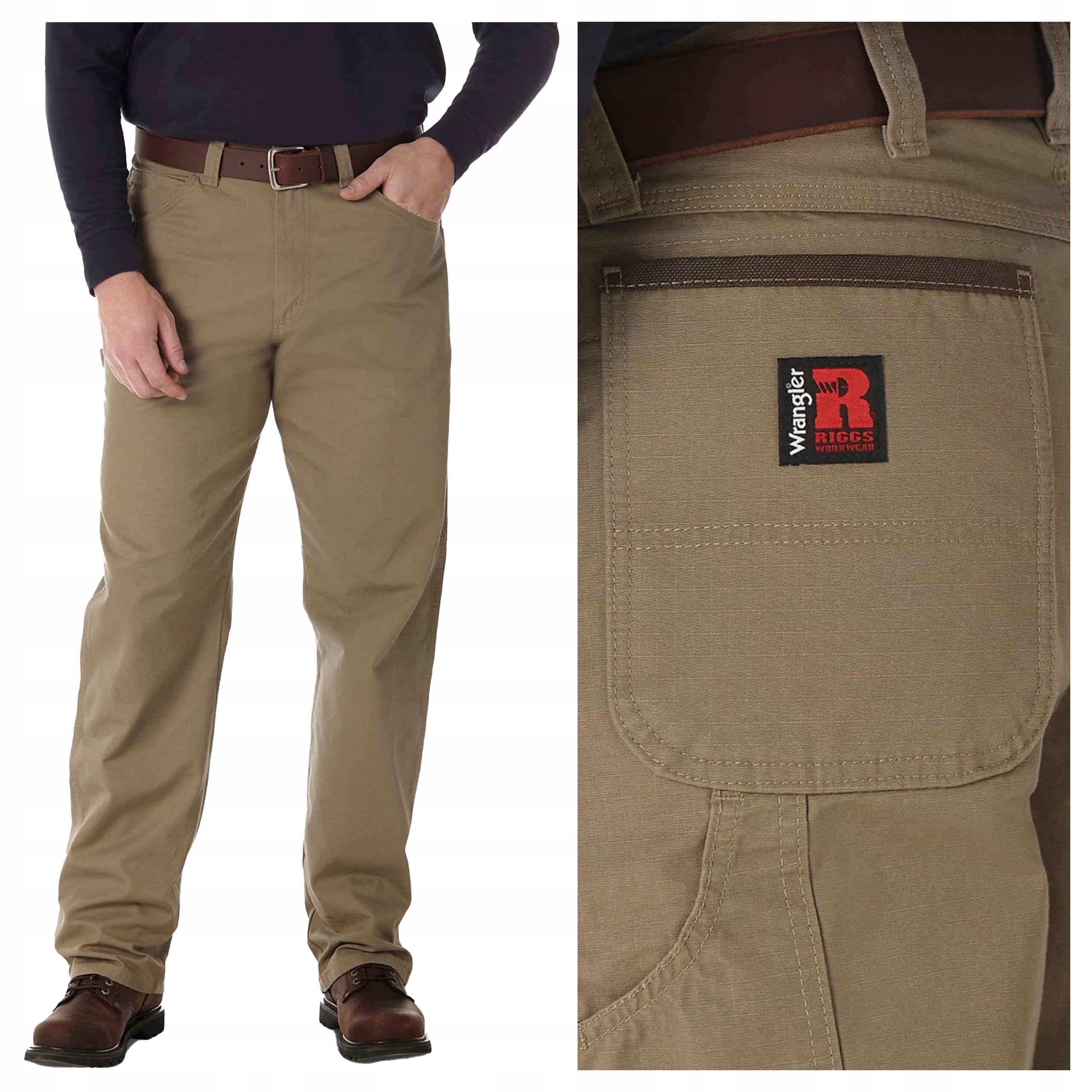 Wrangler Riggs Workwear Carpenter W31 L32 Pánské látkové kalhoty