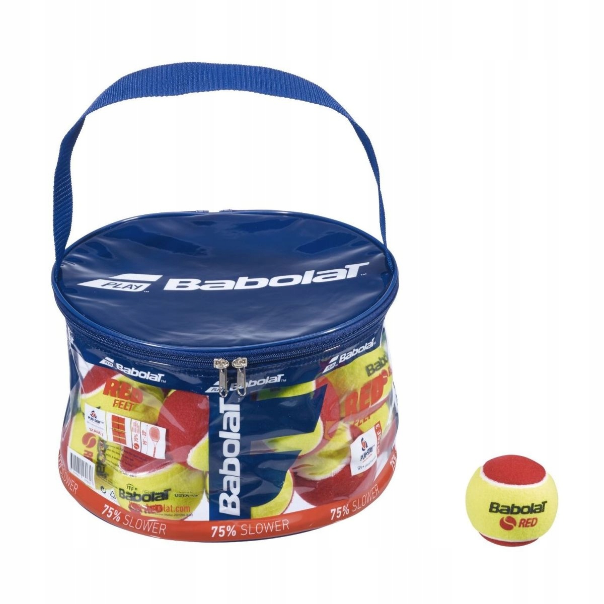 Tenisový míč pro děti Babolat Stage 3 Red 24 ks Metadical pro výuku g