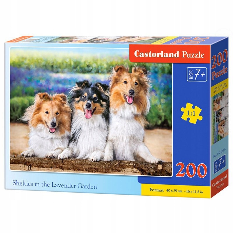 

Puzzle 200 B222117 Shelties in the Lavender Garden