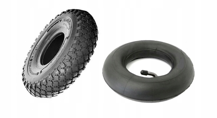 

Opona Z Dętką Do Wózka Taczek 3.00-4 260x85mm 2PR