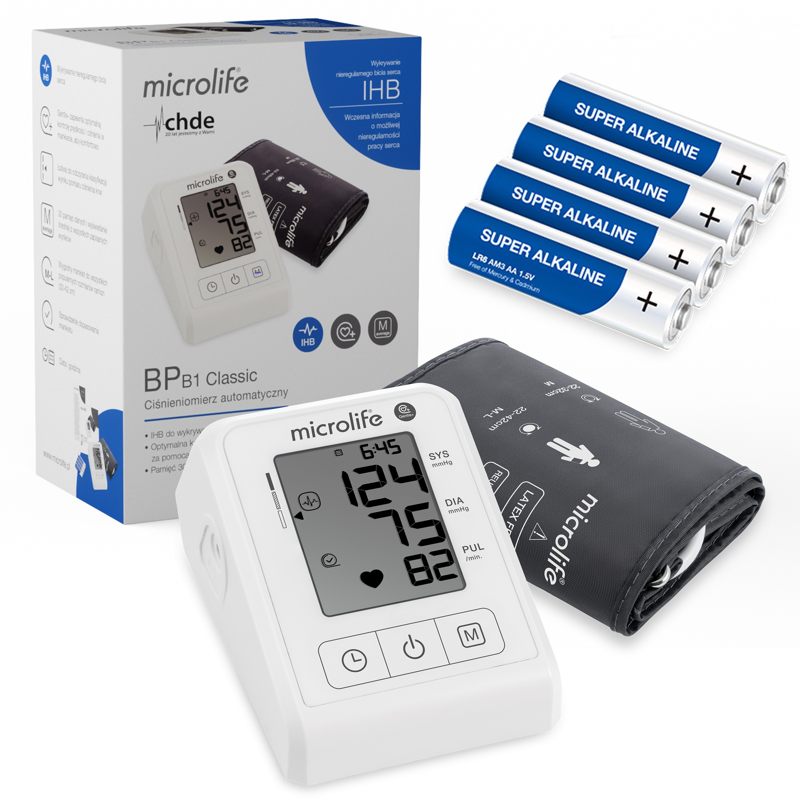 

Ciśnieniomierz Naramienny Microlife Bp B1 Classic