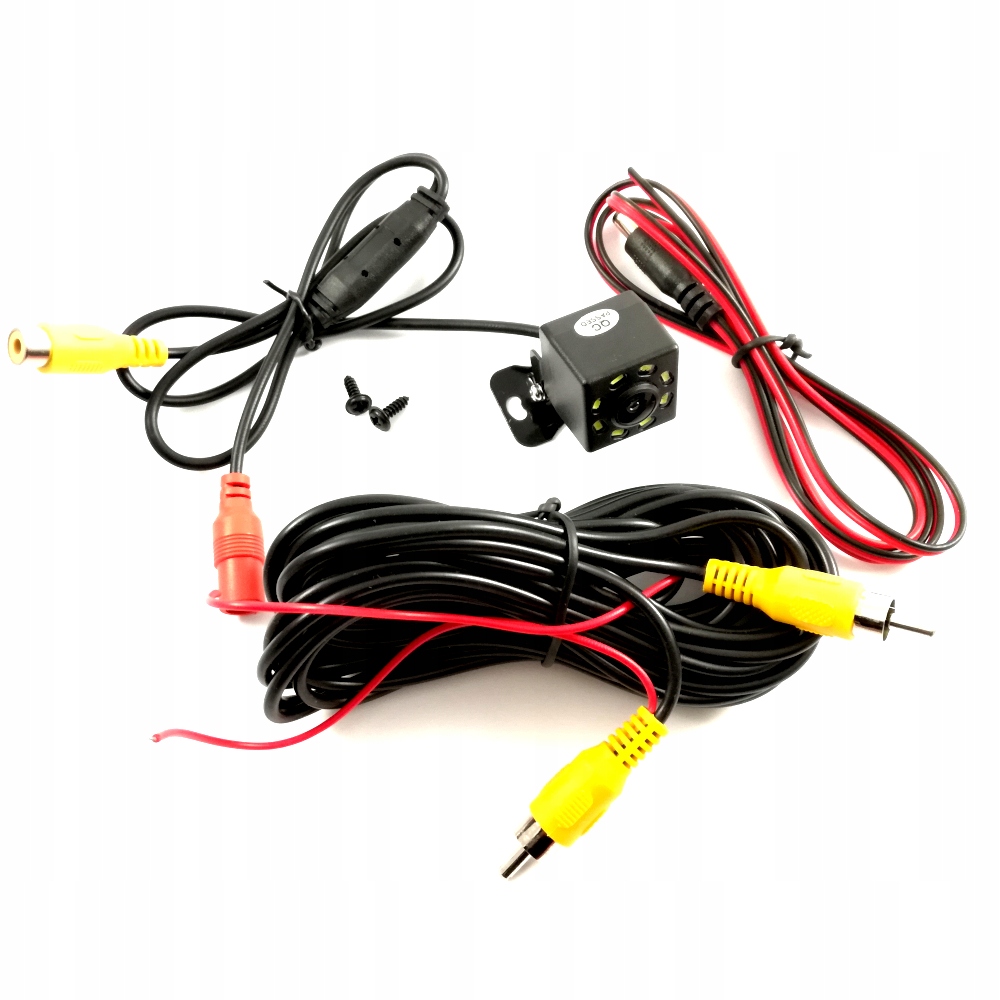 Monitor 4 3 KAMERA cofania PRZOD TYL LED ZESTAW System transmisji obrazu PAL