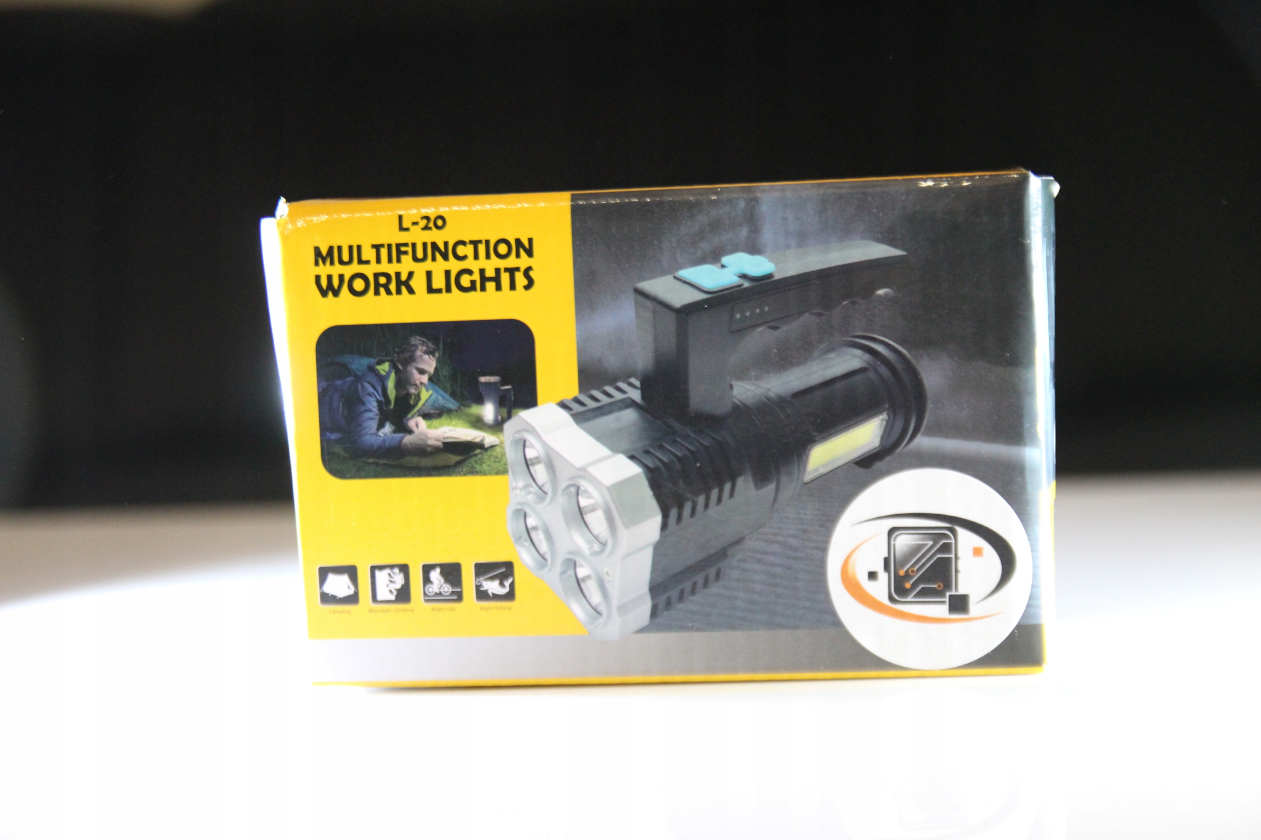 KEMPING SZPERACZ LATARKA AKUMULATOROWA LED 3W1 Kod producenta TL-2056